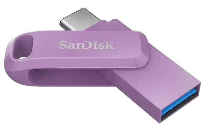 SanDisk Ultra Dual Drive Go 128GB USB 3.2 USB-A + USB-C fialový