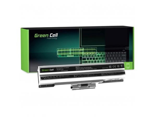 Green Cell Battery VGP-BPS13 VGP-BPS21A VGP-BPS21B for Sony Vaio VGN-FW PCG-31311M 3C1M 81112M 81212M (Silver)