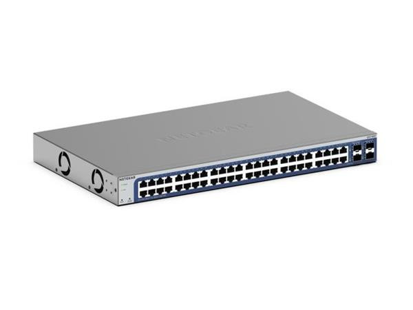 Netgear 48xGbE, Smart Switch, 2 Copper/SFP Combo Ports, 2 Dedicated SFP Ports  - GS748T