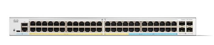 Cisco Catalyst switch C1300-48P-4X (48xGbE,4xSFP+,48xPoE+,375W) - REFRESH