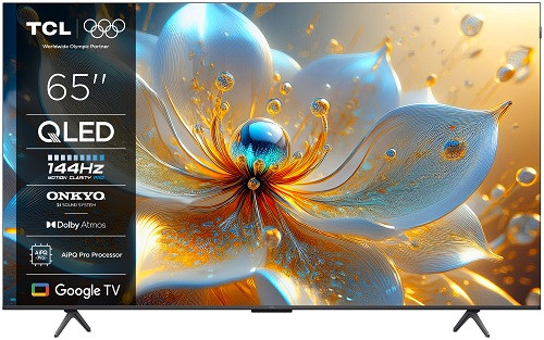 TCL 65T8C SMART TV 65" QLED/4K UHD/Direct LED/144Hz/4xHDMI/USB/LAN/GoogleTV