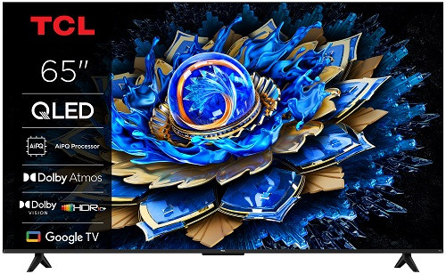 TCL 65T69C SMART TV 65" QLED/4K UHD/Direct LED/3xHDMI/USB/LAN/GoogleTV
