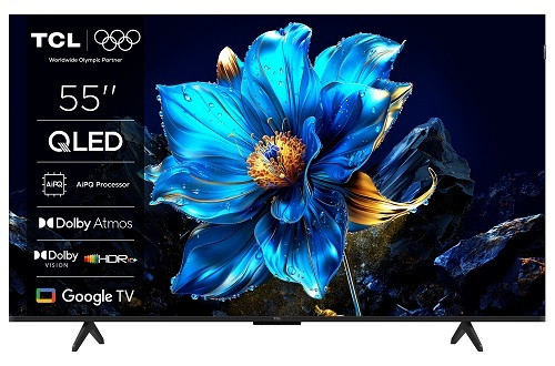 TCL 55P7K  SMART TV 55" QLED/4K UHD/Direct LED/3xHDMI/2xUSB/LAN/GoogleTV