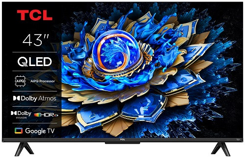 TCL 43T69C SMART TV 43" QLED/4K UHD/Direct LED/3xHDMI/USB/LAN/GoogleTV