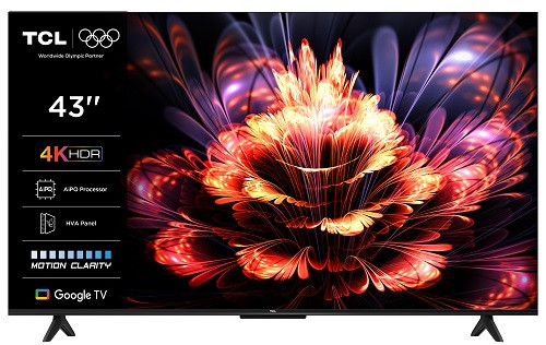 TCL 43V6C SMART TV 43" LED/4K UHD/Direct LED/3xHDMI/USB/LAN/GoogleTV