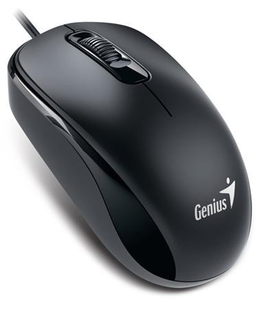 Genius DX-110 Myš, drátová, optická, 1200DPI, 3 tlačítka, USB-C, černá
