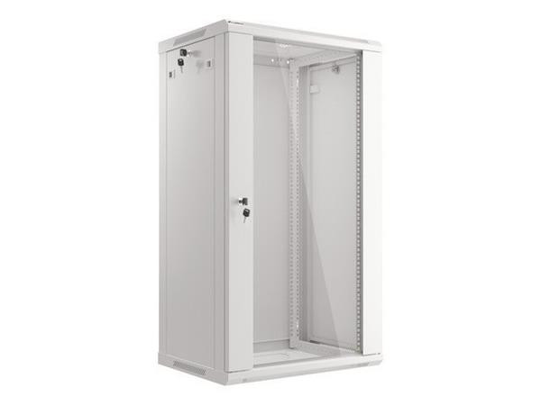 LANBERG 19" RACKOVÁ SKŘÍŇ PRO MONTÁŽ NA STĚNU 22U/600X450 (v rozloženém stavu) ŠEDÁ  V2