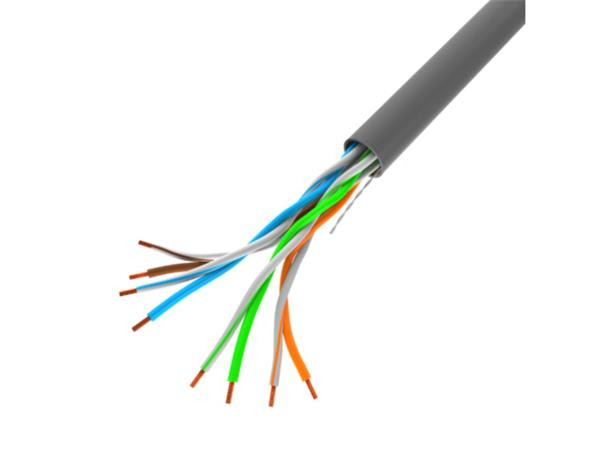 LANBERG LAN KABEL 100MB/S 305M PEVNÝ CCA ŠEDÝ 