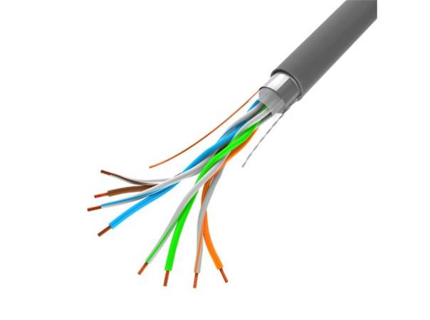 LANBERG LAN KABEL FTP 305M PEVNÝ CCA ŠEDÝ 