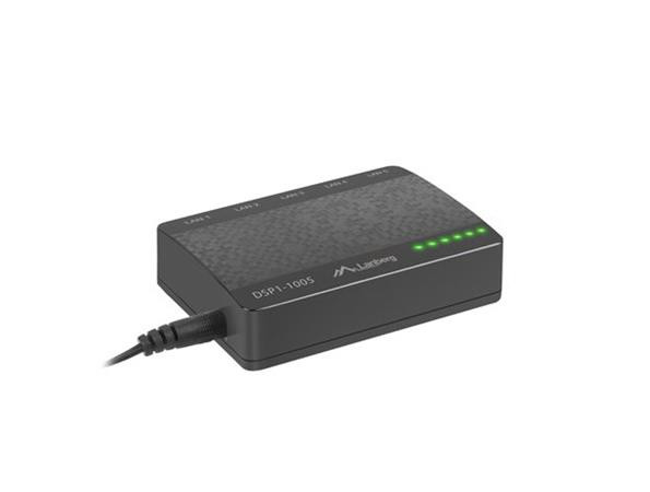 LANBERG SWITCH  DSP1-1005 5X 1GB/S UNMANAGED GIGABIT ETHERNET DESKTOP 5V