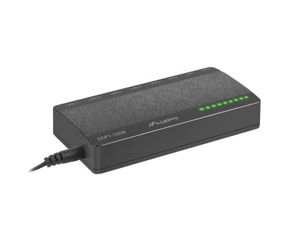 LANBERG SWITCH  DSP1-1008 8X 1GB/S UNMANAGED GIGABIT ETHERNET DESKTOP 5V