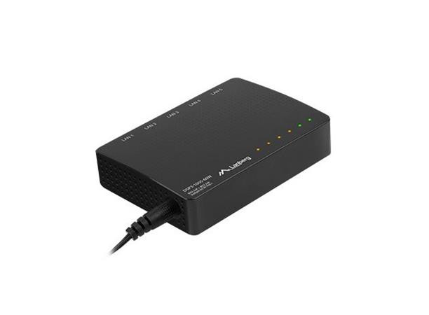 LANBERG SWITCH  DSP3-1005-60W 5X 1GB POE+ (4 PORTY POE 30W/PORT MAX. 60W) UNMANAGED DESKTOP
