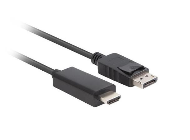 LANBERG DISPLAYPORT(M) V1.1 ->HDMI(M) KABEL 1,8M ČERNÝ 