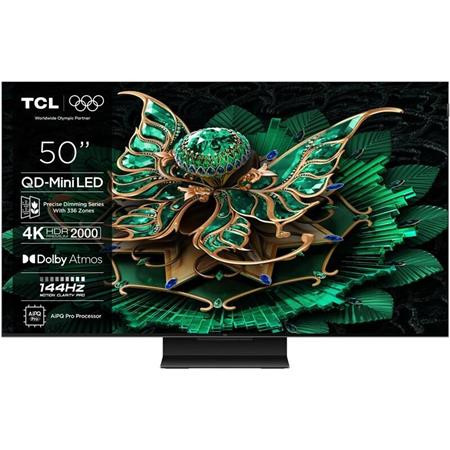 TCL 50Q7C SMART TV 50" QLED/4K UHD/Mini LED/144Hz/4xHDMI/USB/LAN/GoogleTV