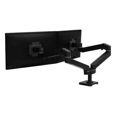 ERGOTRON LX Pro Dual Side-by-Side Arm , stolní dvouramenný držák pro 2 monitry, černá
