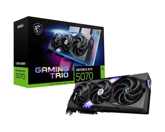 MSI GeForce RTX 5070 TRIO/Gaming/OC/12GB/GDDR7