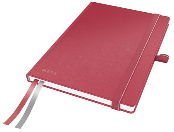 LEITZ Zápisník Complete, A5, linka, červená