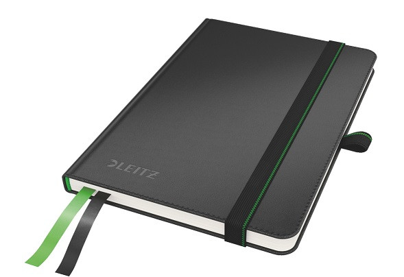 LEITZ Zápisník Complete, A6, čtvereček, černá