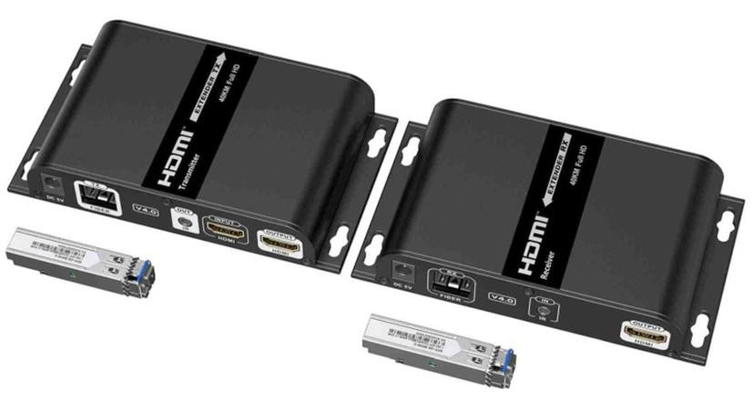 PremiumCord Optický HDMI extender FULL HD 1080p až na 40km