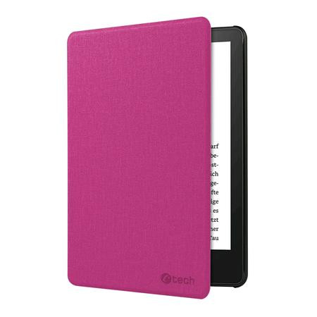 C-TECH PROTECT pouzdro pro Amazon Kindle PAPERWHITE 2024/COLORSOFT, WAKE/SLEEP funkce,hardcover, AKC-21, růžová