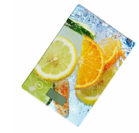 PLATINET Omega kuchyňská váha - LCD displej, 5 KG, vzor Citrus 