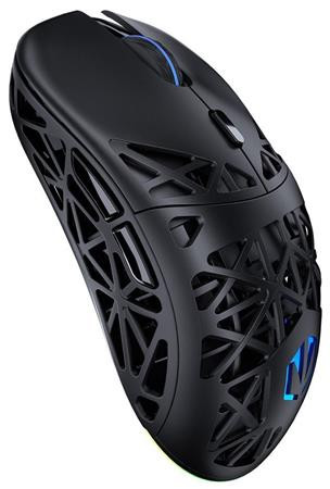 Endorfy LIV Wireless Myš, herní, bezdrátová, optická, až 12000DPI, senzor PAW3311, 6 tlačítek, Kailh GM 4.0, ARGB pods., černá
