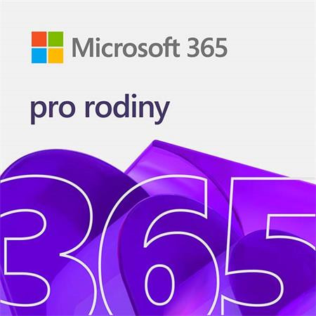 Microsoft 365 pro rodiny All Lng - předplatné na 1 rok - elektronická licence