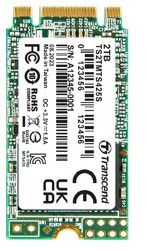 TRANSCEND MTS425S 2TB SSD disk M.2 2242, SATA III 6Gb/s (3D TLC), 550MB/s R, 500MB/s W