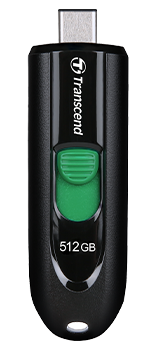 Transcend 512GB JetFlash 790C, USB-C (3.2 Gen 1) flash disk, černý