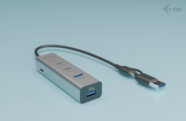 i-tec Universal Charging Metal HUB 2x USB-C + 2x USB-A Port, PD 85W