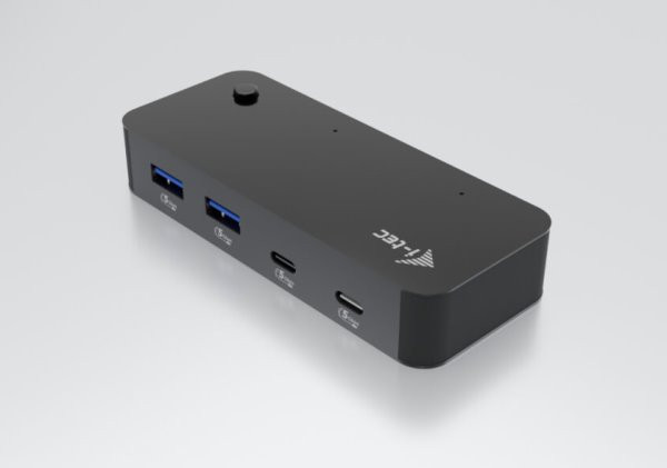 i-tec Universal KVM HUB 2x USB-C + 2x USB-A 3.0 Port