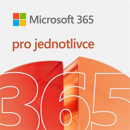 Microsoft 365 pro jednotlivce CZ - předplatné na 1 rok - krabice