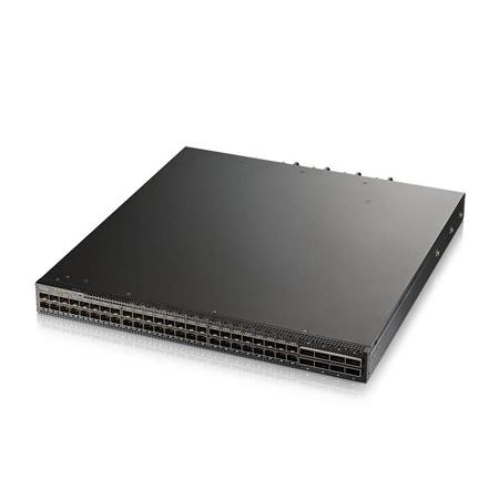 Zyxel CX4800-56F, EU, 48-port 10/25G L3 Aggregation Fiber Switch with 8 100G Uplink (with 2 AC power supply)