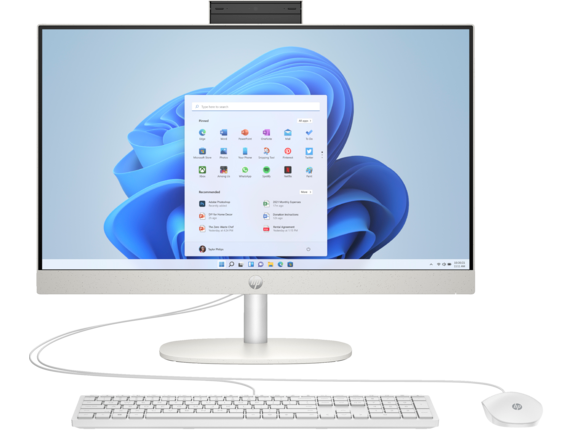 HP AIO 24-cr2006nc/24'' IPS FHD AG touch/Ultra5-225U/32GB/1TB SSD/Intel Graphics/5xUSB/1xHDMI/RJ45/WIN 11 Home/White