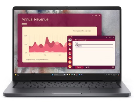 DELL Pro 14 PC14250 U7-255U/32GB/512GB SSD/14" IPS FHD+/IR Cam & Mic/W11P/3Y ProSpt/stříbrná