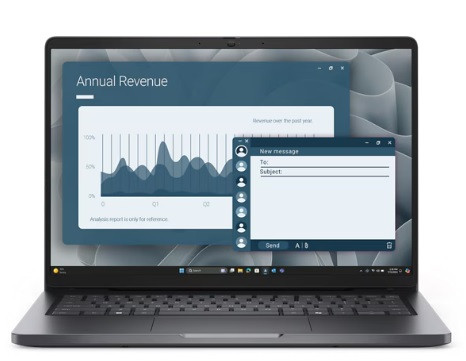 DELL Pro 14 PC14255 Ryzen 5 220/16GB/512GB SSD/14" IPS FHD+/IR Cam & Mic/W11P/3Y ProSpt/šedá