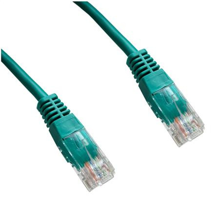 DATACOM Patch cord UTP CAT5E 1,5m zelený