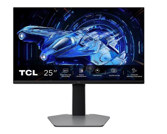 TCL 25G64 24,5" IPS FHD/1ms/600nits/1000:1/300Hz/2xHDMI/DP/VESA/High Adjustable/Tilt/Swivel/Flicker Free/Low Blue Light