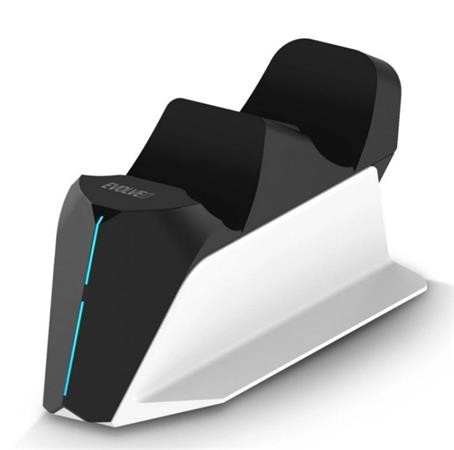 EVOLVEO DockCharge, nabíjecí základna a stojánek pro dva ovladače PS5