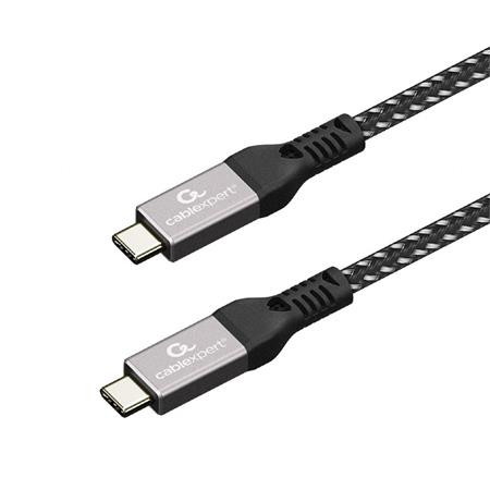 Gembird Premium nabíjecí a datový kabel USB 4 typu C, 40 Gb/s, černý, 1,5 m