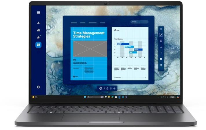 DELL Pro 16 PC16250 Core 5 120U/16GB/512GB SSD/16" IPS FHD+/IR Cam & Mic/W11P/3Y ProSpt/šedá