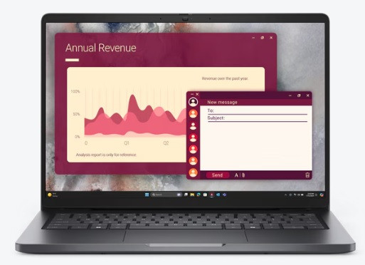 DELL Pro 14 PC14250 i5-120U/16GB/512GB SSD/14" IPS FHD+/IR Cam & Mic/W11P/3Y ProSpt/šedá