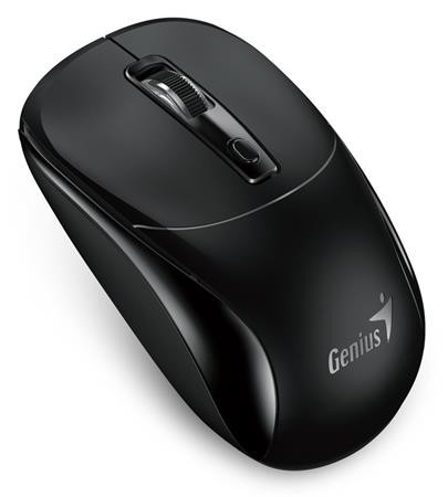 Genius NX-7123 Myš, bezdrátová, optická, 1200DPI, 4 tlačítka, Copilot, 2,4GHz, USB-A, 1× AA baterie, černá