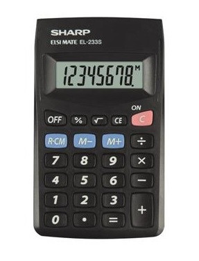 Platinet SHARP KALKULAČKA BLISTR EL233SBBK