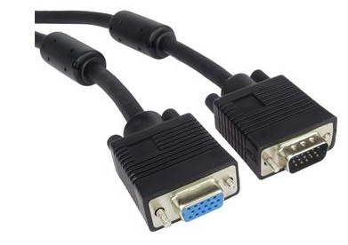 PremiumCord Kabel prodlužovací HQ(Coax) 2x ferrit, SVGA, DDC2, 3xCoax+8žil, 10m