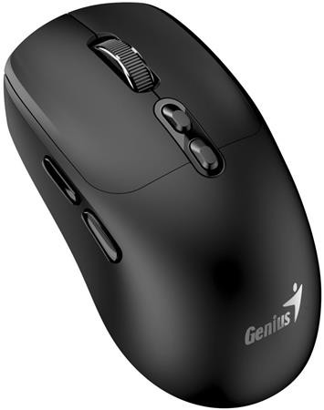 Genius NX-8080S BT Myš, bezdrátová, optická, 1600DPI, 7 tlačítek, tichá, Copilot, 2,4GHz, Bluetooth 5.3, černá