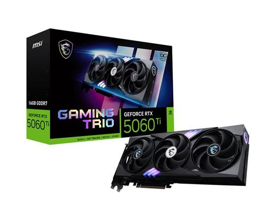 MSI GeForce RTX 5060 Ti TRIO/Gaming/OC/16GB/GDDR7