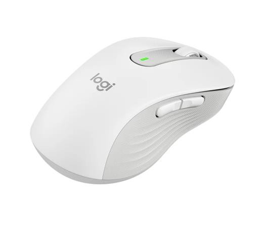Logitech myš Signature M650 for Business Mouse wireless Bluetooth 2.4 GHz Bolt USB receiver off-white 
