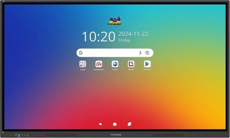 Viewsonic IFP6534 65" 4K 3840x2160/TFT/450cd/8ms/4xHDMI/VGA/DP/RS232/OPS/5xUSB/2xUSB-C/2xRJ45/VESA/Android 14