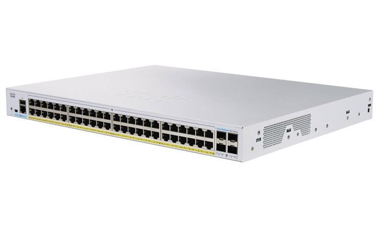 Cisco switch CBS350-48FP-4G-EU (48xGbE,4xSFP,48xPoE+,740W) - REFRESH
